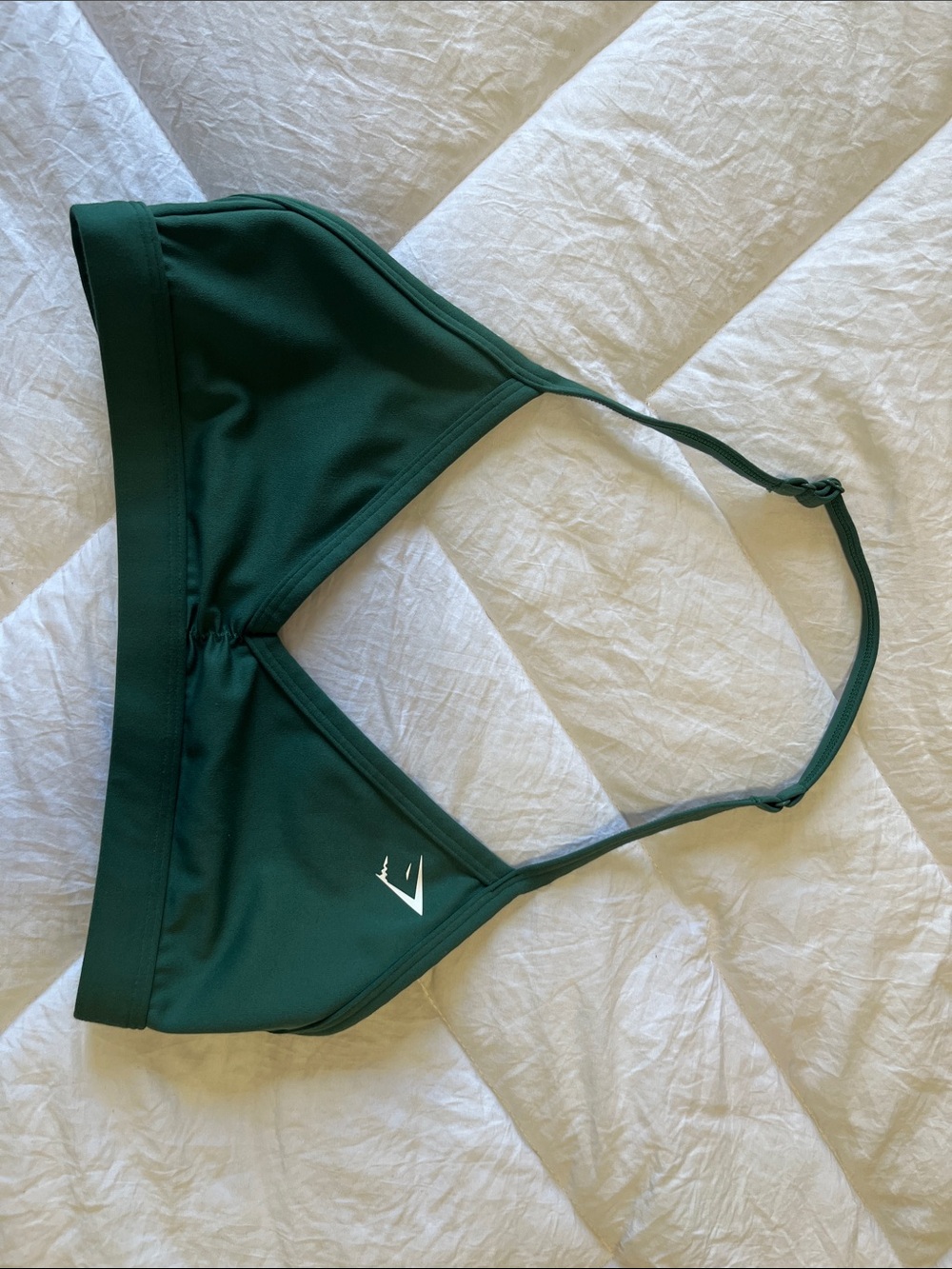 Gymshark Forest Green halter neck sports  bra